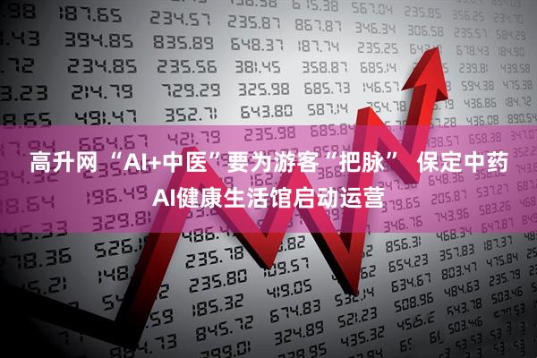 高升网 “AI+中医”要为游客“把脉”  保定中药AI健康生活馆启动运营