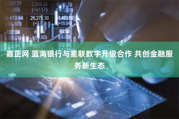 嘉正网 蓝海银行与星联数字升级合作 共创金融服务新生态